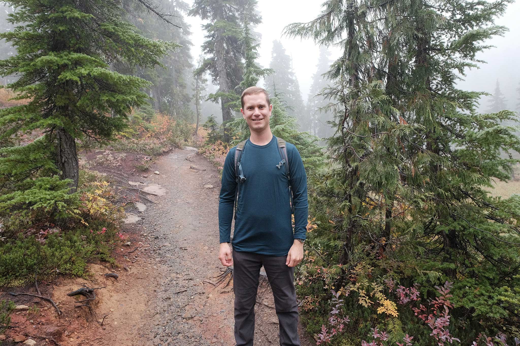 Hiking in Strathcona Regional Park on Vancouver Island, British Columbia